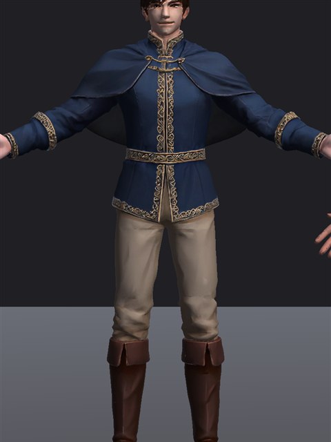 3D render of Young Noble