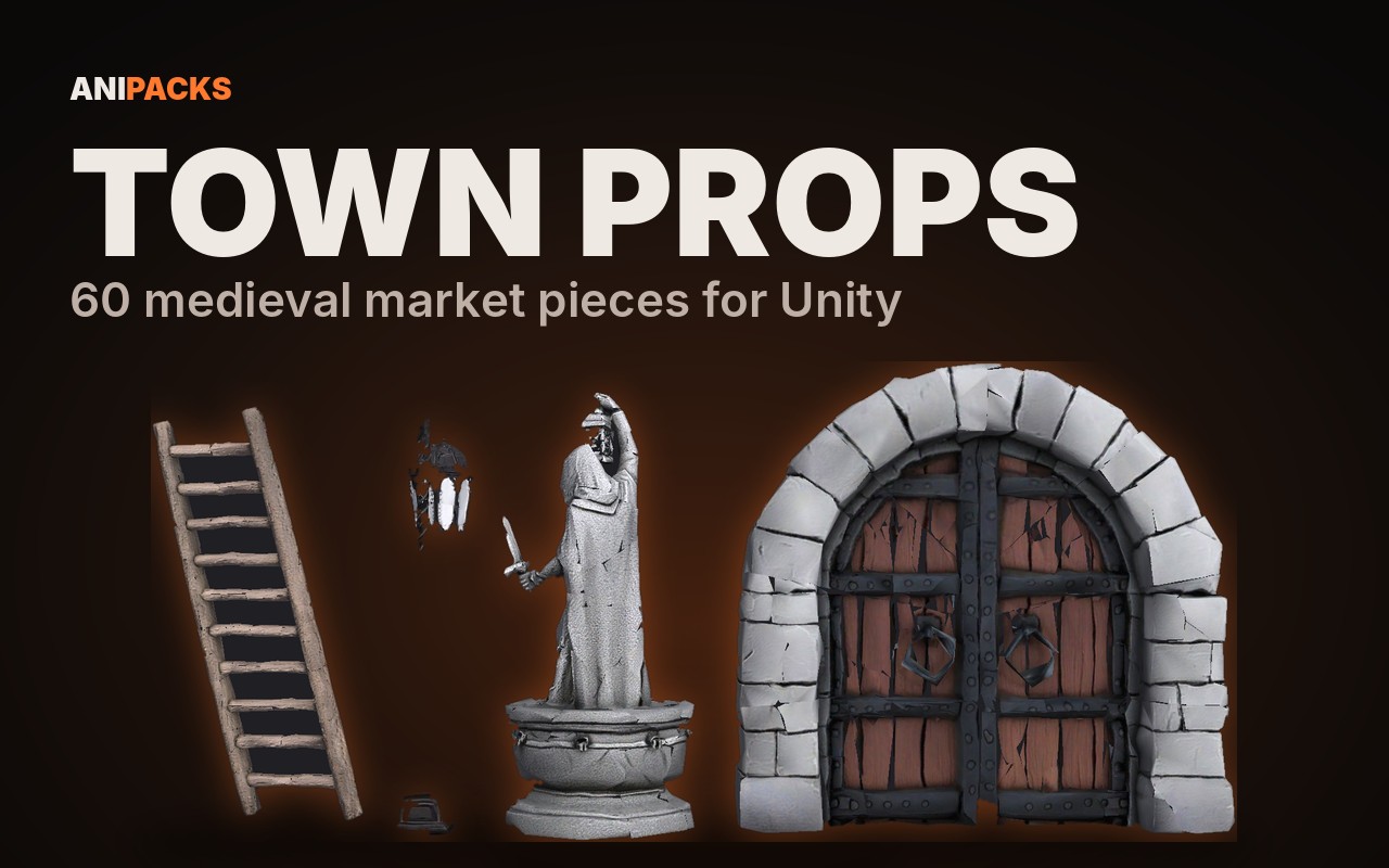 Town Props pack preview